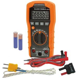 imageKlein Tools MM400 Multimeter Digital Auto Ranging ACDC Voltage Current Capacitance Frequency DutyCycle Diode Continuity Temp 600V