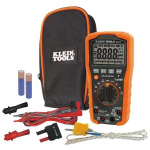 imageKlein Tools MM700 Multimeter Electrical Tester is Auto Ranging for ACDC LoZ Temp Capacitance Resistance Frequency and More 1000VTRMSLow Impedance
