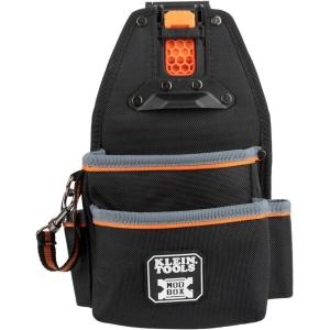imageKlein Tools MODbox Tool Pouch Electrician Bag Quickly Attach and Release from Tool Belts and MODBox Rail System4Pocket Pouch