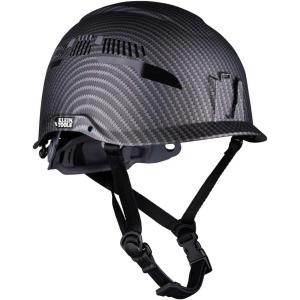 imageKlein Tools Safety Helmet Vented Class C Safety Hard Hat Removable Chin Strap Adjustable VentsKARBN Hardhat