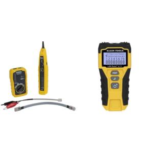imageKlein Tools VDV500705 Wire Tracer Tone Generator and Probe Kit for Ethernet Internet Telephone Speaker Coax Video and Data Cables RJ45 RJ11 RJ12DEVICE  DEVICE VDV526200