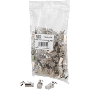 imageKlein Tools VDV826705 Modular Data Plug for CAT6A Shielded Cable and Larger Diameter CAT6 Indoor or Outdoor Ethernet Cable 50Pack100Pack