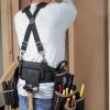 imageKlein Tools 55400 Adjustable Suspenders for 4Point Attachment Belts Rugged and Padded Ideal Electricians or Carpenters Suspenders