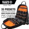 imageKlein Tools 55475 Tool Bag Backpack Heavy Duty Tradesman Pro Organizer with 35 Pockets for Hand Tools and Gear