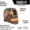 imageKlein Tools 9125AL Tape Measure HeavyDuty Measuring Tape 25Foot SingleHook Nylon Reinforced Blade AutoLock