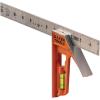imageKlein Tools 935CSEL Combination Square Ruler for Electricians and Carpenters Stainless Steel Double Sided Ruler Bubble Level Magnetic