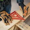 imageKlein Tools 935FSQ Framing Square 24Inch x 16Inch L Shape Carpenter Woodworking Tool with Laser Etched Rafter Tables and Octagon ScalesRafter Square  7Inch