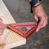 imageKlein Tools 935FSQ Framing Square 24Inch x 16Inch L Shape Carpenter Woodworking Tool with Laser Etched Rafter Tables and Octagon ScalesRafter Square  7Inch