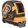 imageKlein Tools 9125AL Tape Measure HeavyDuty Measuring Tape 25Foot SingleHook Nylon Reinforced Blade AutoLock