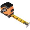 imageKlein Tools 9525 Tape Measure 25Foot Compact DoubleHook Imperial Measuring Tape with Finger Brake Nylon Blade Easy to Read Bold Lines49 m