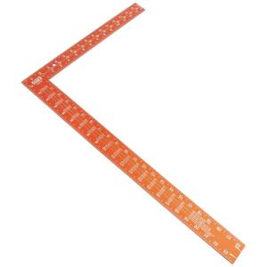 imageKlein Tools 935FSQ Framing Square 24Inch x 16Inch L Shape Carpenter Woodworking Tool with Laser Etched Rafter Tables and Octagon ScalesFraming Square