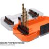imageKlein Tools 33811B Drill and Driver Bit Set 21Piece Impact Driver Set Titanium Coated Drill Bits Precision Machined MODbox Compatible Storage Case Tool Kit