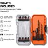 imageKlein Tools 33811B Drill and Driver Bit Set 21Piece Impact Driver Set Titanium Coated Drill Bits Precision Machined MODbox Compatible Storage Case Tool Kit