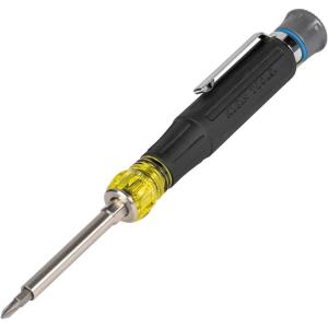 imageKlein Tools 32611P Mini Precision Screwdriver 13in1 Magnetic MultiBit Pocket Driver with Nut Drivers Phillips Slotted and Hex Tips