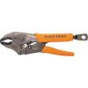 imageKlein Tools 38660 Locking Pliers Set 7Inch and 10Inch Curved Jaw Pliers Quick Release Handles High Torque and Gripping Power 2Piece10In Curved Jaw