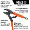 imageKlein Tools 38660 Locking Pliers Set 7Inch and 10Inch Curved Jaw Pliers Quick Release Handles High Torque and Gripping Power 2Piece10In Curved Jaw