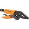 imageKlein Tools 38660 Locking Pliers Set 7Inch and 10Inch Curved Jaw Pliers Quick Release Handles High Torque and Gripping Power 2Piece4In Long Nose