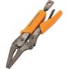 imageKlein Tools 38660 Locking Pliers Set 7Inch and 10Inch Curved Jaw Pliers Quick Release Handles High Torque and Gripping Power 2Piece4In Long Nose