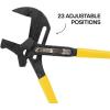 imageKlein Tools D53010 Plier Wrench High Leverage MultiUse Pump Plier with Adjustable and Reversible DoubleSided Jaw Smooth and Knurled Teeth 10Inch12Inch