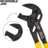 imageKlein Tools D53010 Plier Wrench High Leverage MultiUse Pump Plier with Adjustable and Reversible DoubleSided Jaw Smooth and Knurled Teeth 10Inch12Inch