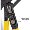 imageKlein Tools D53010 Plier Wrench High Leverage MultiUse Pump Plier with Adjustable and Reversible DoubleSided Jaw Smooth and Knurled Teeth 10Inch7Inch