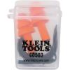 imageKlein Tools 605036 Corded Earplugs 25dB NRR Reusable Orange Ear Protection with Case for Construction Loud Noise Reduction 6Pack6 Pair Pack