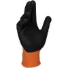 imageKlein Tools 60579 Work Gloves Knit Dipped Cut Resistant ANSI A1 Nitrile Coated Gloves NylonSpandex Touchscreen Capable Small 2PairMedium