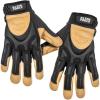 imageKlein Tools 60188 Work Gloves Professional Grade Leather Gloves with Knuckle and Finger Protection Thumb Reinforcement Mesh Back LargeLarge