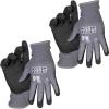 imageKlein Tools 60588 Work Gloves Knit Dipped Cut Resistant ANSI A4 Nitrile Coated Gloves HPPE Fabric Touchscreen Capable Medium 2PairMedium