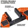 imageKlein Tools 47556 SpeedKlamp 12Inch 300Pound Clamping Force ClampSpreader Pivoting Pads OneHandedOperation for Woodworking and Metal Projects
