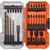 imageKlein Tools 33811 Drill and Driver Bit Set 32Piece Impact Driver Set Titanium Coated Drill Bits Precision Machined MODbox Compatible Storage Case Professional Tool Kit