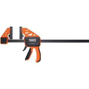 imageKlein Tools 47558 SpeedKlamp 24Inch 300Pound Clamping Force ClampSpreader Pivoting Pads OneHandedOperation for Woodworking and Metal Projects