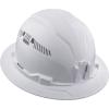 imageKlein Tools 60401 Hard Hat Vented Full Brim Style Padded SelfWicking OdorResistant Sweatband White