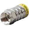 imageKlein Tools VDV814609 Coax Adapter  Barrel Female F to Female F 3GHz 10PackF  RG66Q Male  pushon  10 Pack