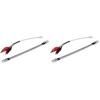 imageKlein Tools VDV770855 Replacement Cables for Klein Tools Tone and Probe Wire Tracer Kit Cat No VDV500705 Leads with Alligator Clips and RJ45 RJ11 RJ121 Count Pack of 2