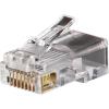 imageKlein Tools VDV826611 RJ45 Connectors Cat5e Modular Data Plugs with 3pronged Contact for Solid or Stranded Conductors 100Pack100Pack