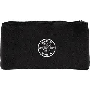 imageKlein Tools VDV770500 Nylon Zipper Pouch Divided Black Tool Bag Various Use Including Klein Tools Tone and Probe Kit Cat No VDV500820