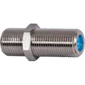 imageKlein Tools VDV814609 Coax Adapter  Barrel Female F to Female F 3GHz 10PackF  Barrel F Connector Female to Female  10 Pack