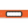 imageKlein Tools 93548MAG 48Inch Box Level Magnetic Box Beam Bubble Level 3 Vials High Visibility Orange Aluminum Body VGroove and Magnet Track48Inch Magnetic