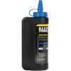 imageKlein Tools CHLK100 Manual Chalk Line 100Foot Nylon Thread Chalk Line Tool for Precise and Clear Lines with Builtin Plumb BobBlue