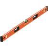 imageKlein Tools 93548MAG 48Inch Box Level Magnetic Box Beam Bubble Level 3 Vials High Visibility Orange Aluminum Body VGroove and Magnet Track48Inch Magnetic