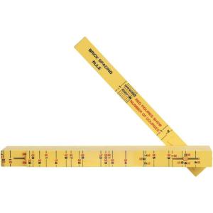 imageKlein Tools 91163B Folding Ruler 6Foot Fiberglass Brick Scale Outside Reading 116Inch Graduation Ideal for Woodworking Metalworking and DIY Projects