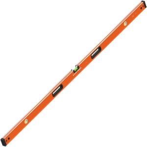 imageKlein Tools 93548MAG 48Inch Box Level Magnetic Box Beam Bubble Level 3 Vials High Visibility Orange Aluminum Body VGroove and Magnet Track72Inch