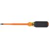 imageKlein Tools 6986INS Insulated Screwdriver Made in USA Screwdriver with 1000V Slim Profile Tip 1 Square with 6Inch Shank CushionGrip Handle