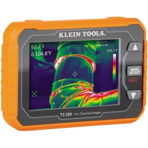 imageKlein Tools TI290 Rechargeable PRO Thermal Imaging Camera Over 49000 Pixels WiFi Data Transfer 3 Palettes HighLow Temperature Points
