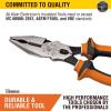 imageKlein Tools 12098EINS Insulated Combination Pliers with VDE Certified 3Part Insulation Crimping Die and Toothed PipeGrip