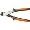 imageKlein Tools 200028EINS Pliers Made in USA Electricians Insulated Diagonal Cutting Pliers with Slim Handle 1000V Rated Grips 8InchSlim Handle