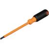 imageKlein Tools 6816INS Insulated Screwdriver Made in USA 1000V 316Inch Cabinet Tip Screwdriver with 6Inch Shank TipIdent CushionGrip Handle14Inch Cabinet