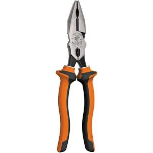 imageKlein Tools 12098EINS Insulated Combination Pliers with VDE Certified 3Part Insulation Crimping Die and Toothed PipeGrip