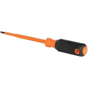 imageKlein Tools 6846INS Insulated Screwdriver Made in USA 1000V 2 Square Tip Screwdriver with 6Inch Shank TipIdent CushionGrip Handle1 Phillips